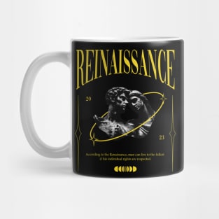 Renaissance Yellow Streetwear Design Statue Roman Mug